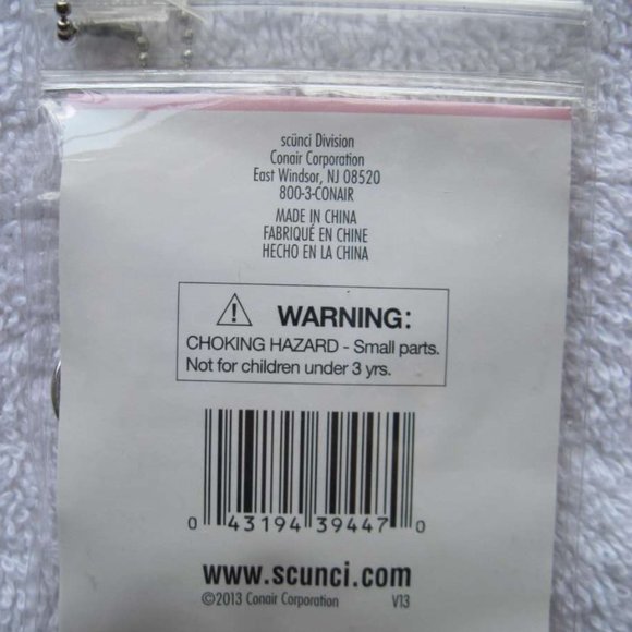 Scunci 20 PCS Hair Rings Metal Gold Silver Braids Reusable Zipper Storage Pouch - Picture 4 of 6